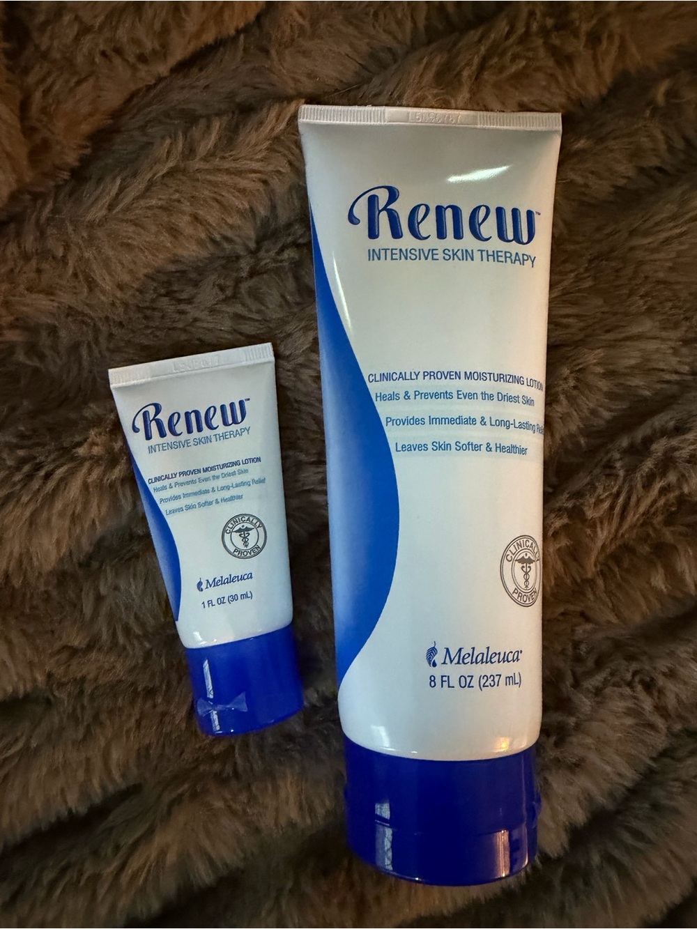Melaleuca Renew Intensive Skin Therapy Moisturizing Lotion, full & travel size